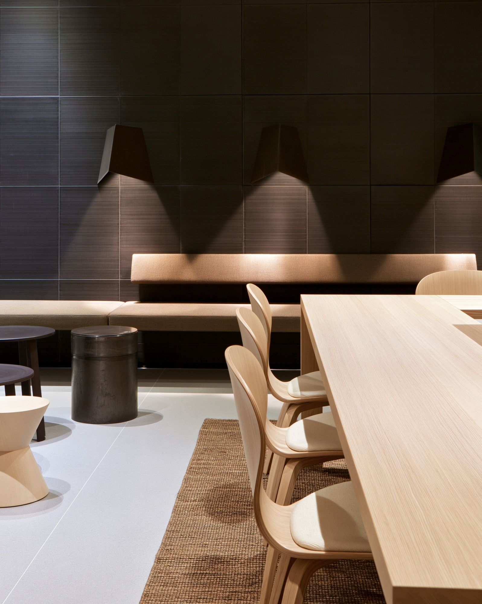 Minimalist Dining Interior Photography Poster. poster — photography art