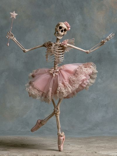 Ballet Skeleton Photography Poster. poster
