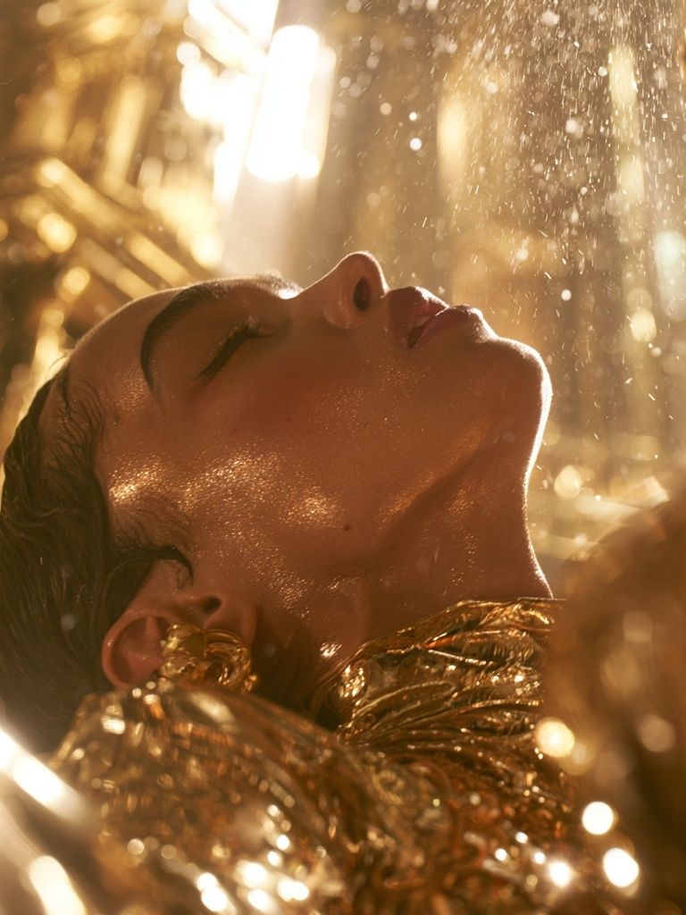 Golden Portrait Photography Poster. poster detail
