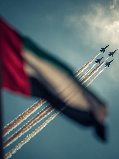 Jet Formation Sky Photography Poster. poster