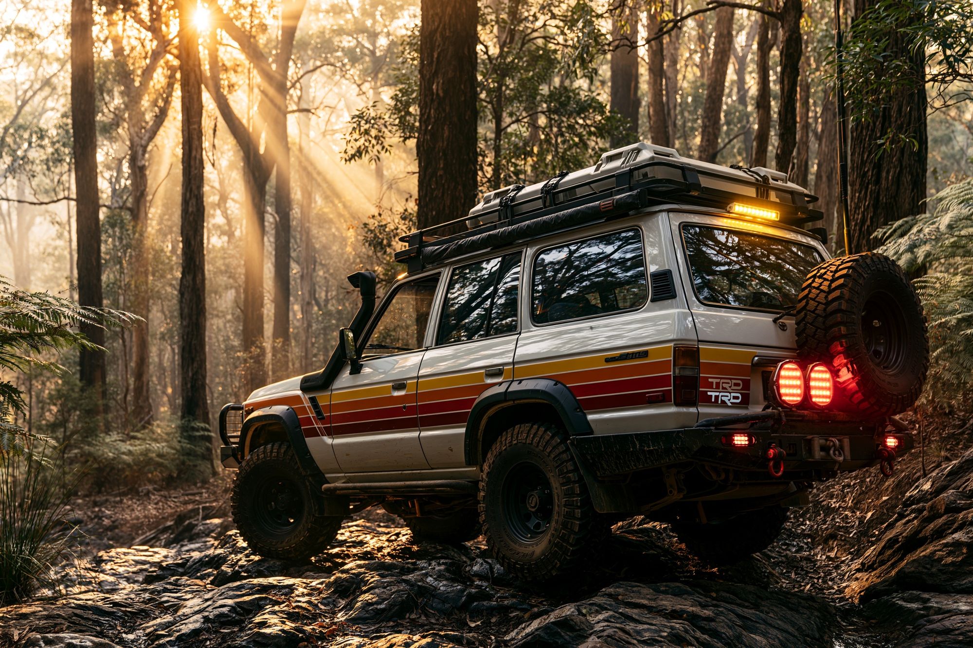 Off-Road 4x4 Forest Adventure Poster. poster detail