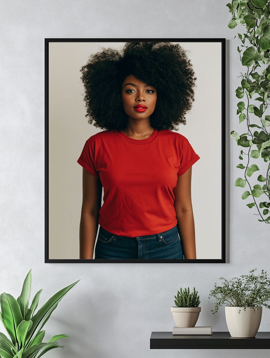 Confident Portrait Photography Poster. — room view 4