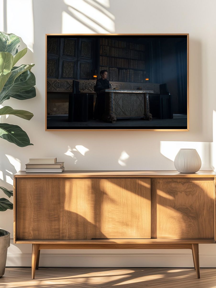 Dark Library Throne Room Poster. — room view 3