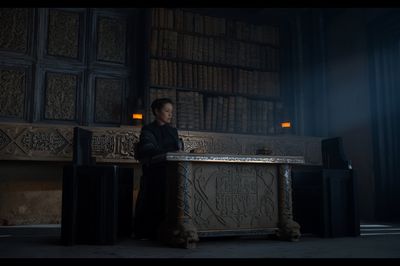 Dark Library Throne Room Poster.