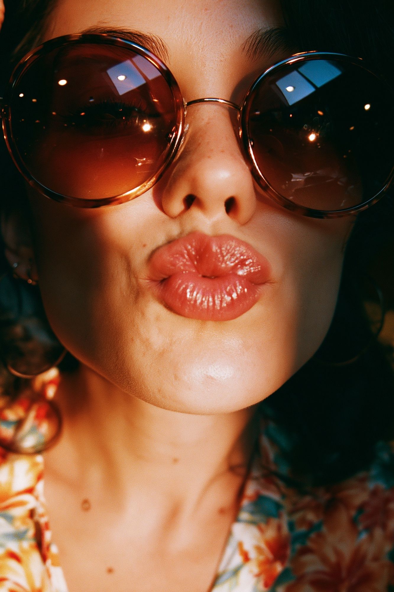 Sunglasses Portrait Photography Poster. poster — photography art