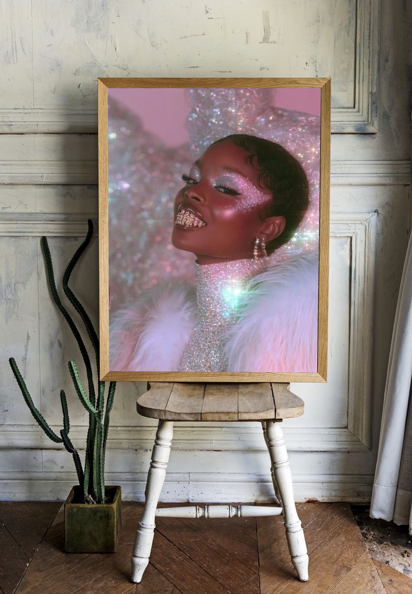 Glamour Portrait Photography Poster. room preview