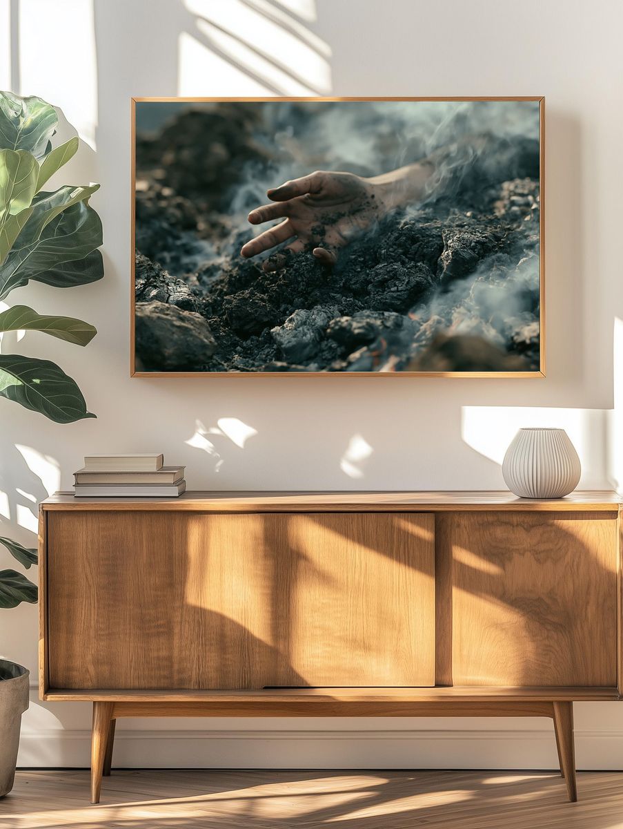 Ashen Hand Photography Poster. — room view 3