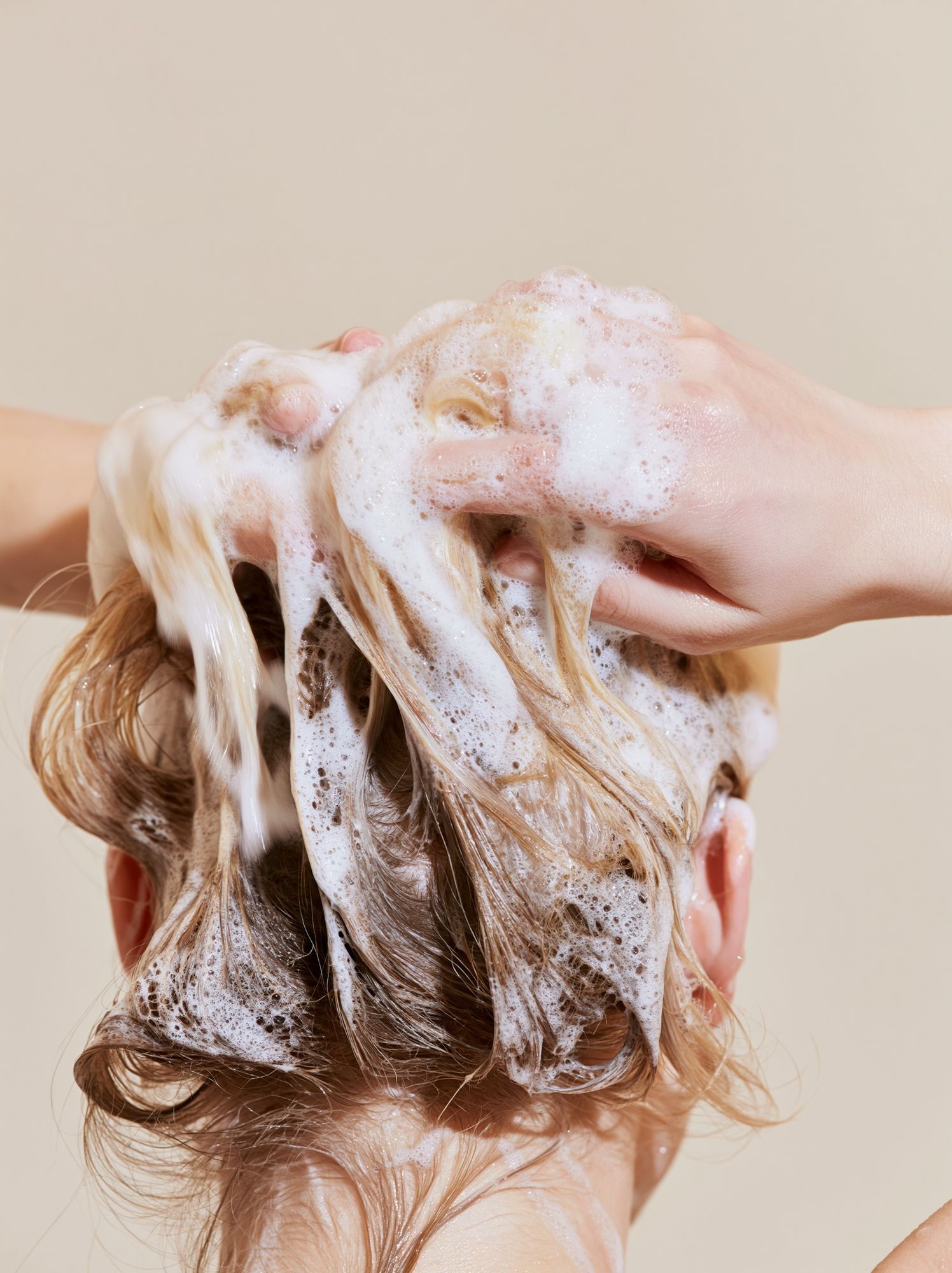 Foamy Hair Wash Photography Poster. poster detail