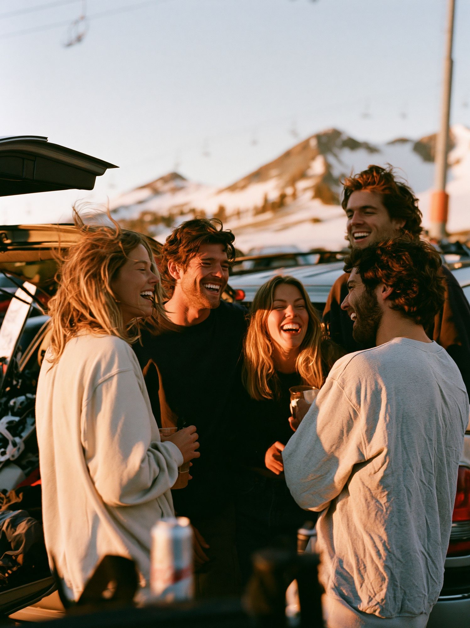 Mountain Friends Gathering Photography Poster. poster — photography art