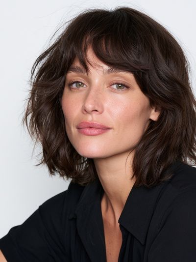 Brunette Portrait Photography Poster. poster