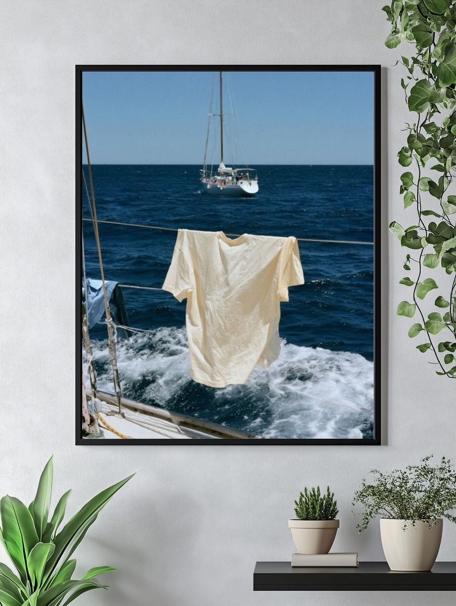 Sailing Laundry at Sea Poster. — room view 4