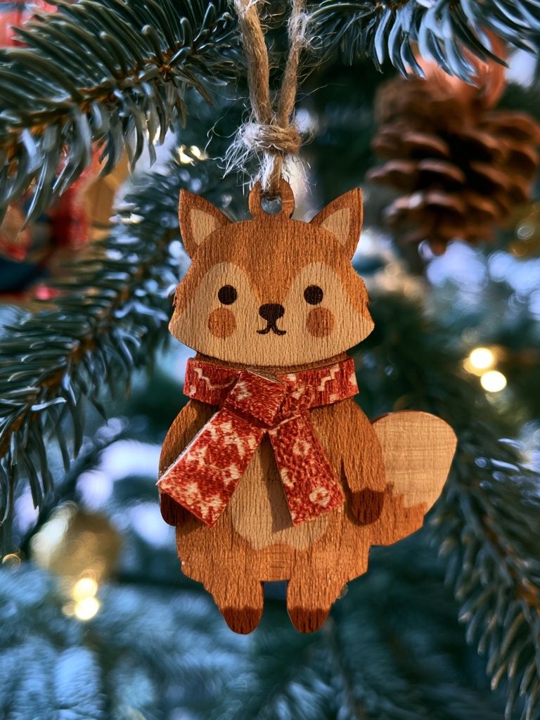 Woodland Fox Ornament Photography Poster. poster — photography art