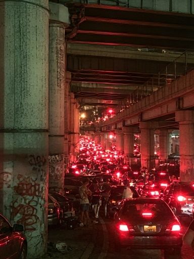 Urban Traffic Underpass Photography Poster. poster — photography art