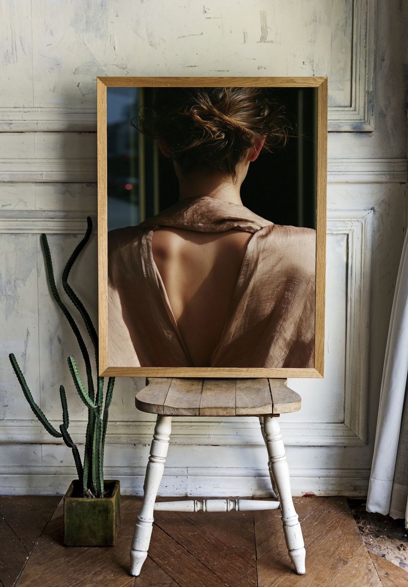 Backlit Portrait Photography Poster. room preview