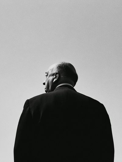 Solitary Man Black-White Poster. poster