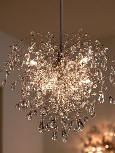 Crystal Chandelier Photography Poster.