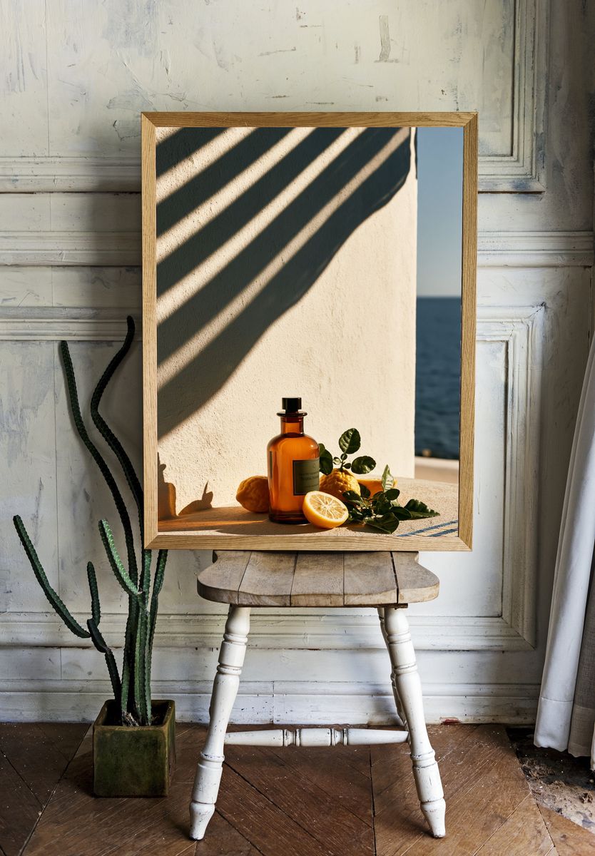 Citrus Still Life Photography Poster. room preview
