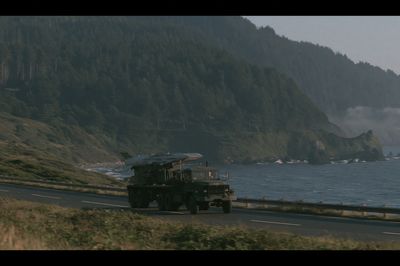 Coastal Missile Truck Photography Poster.