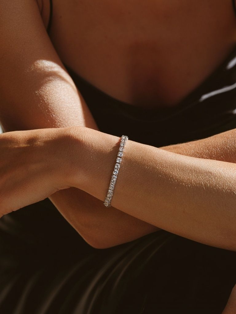 Elegant Bracelet Portrait Poster. poster detail
