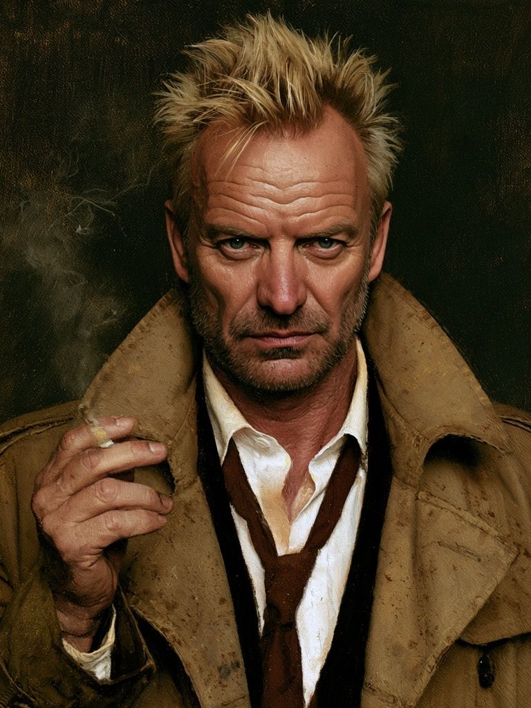 Detective Portrait Photography Poster. poster detail