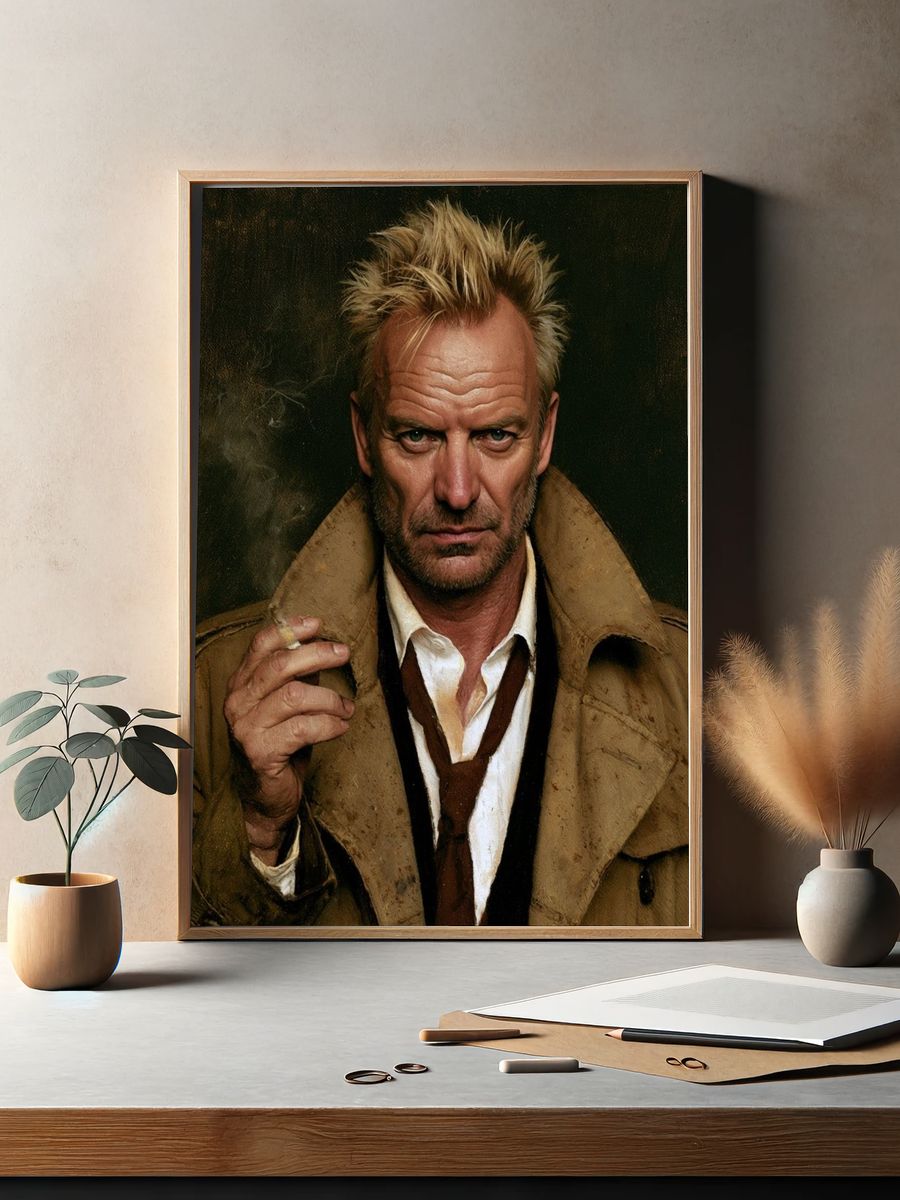 Detective Portrait Photography Poster. — room view 2