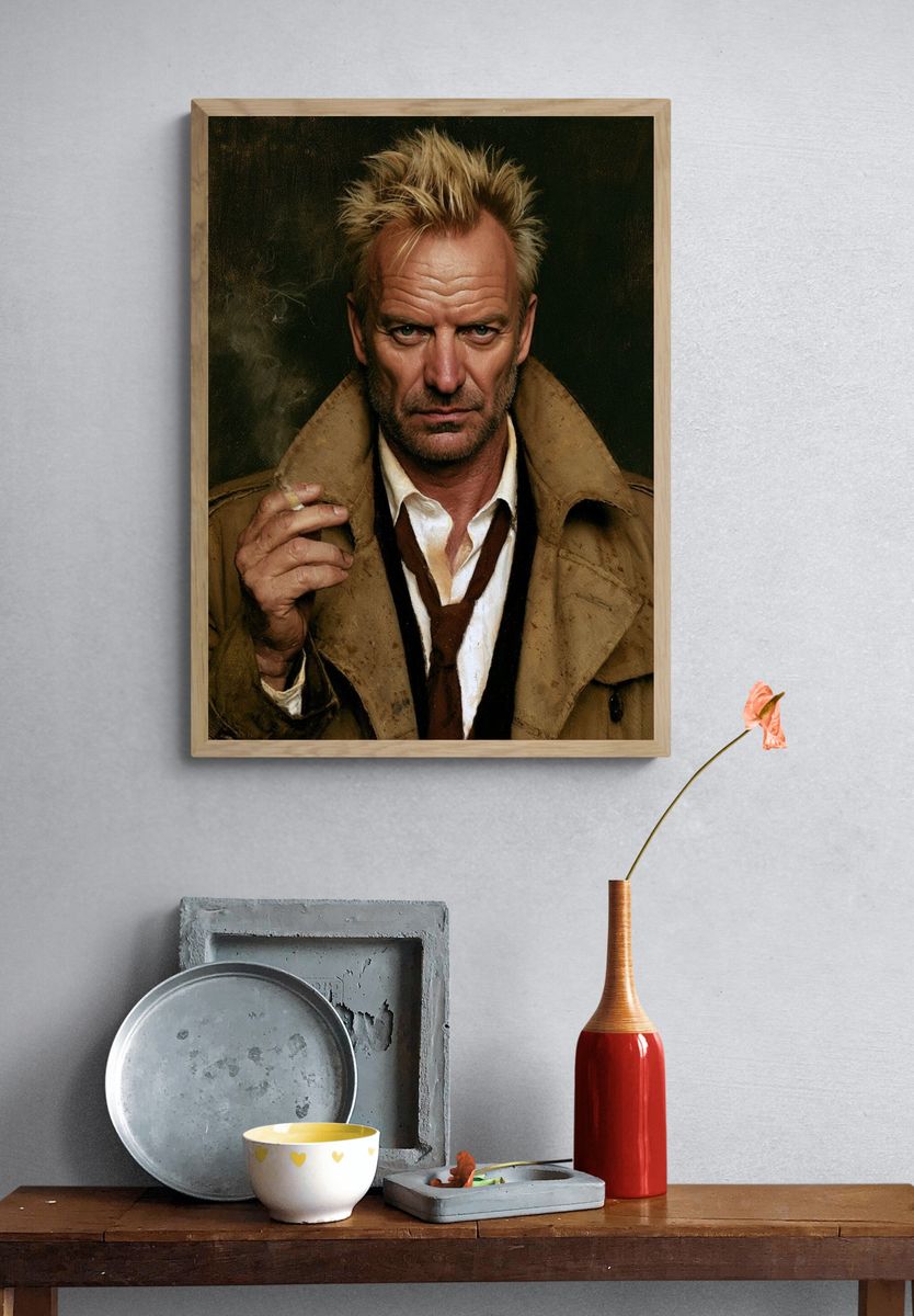 Detective Portrait Photography Poster. — room view 3