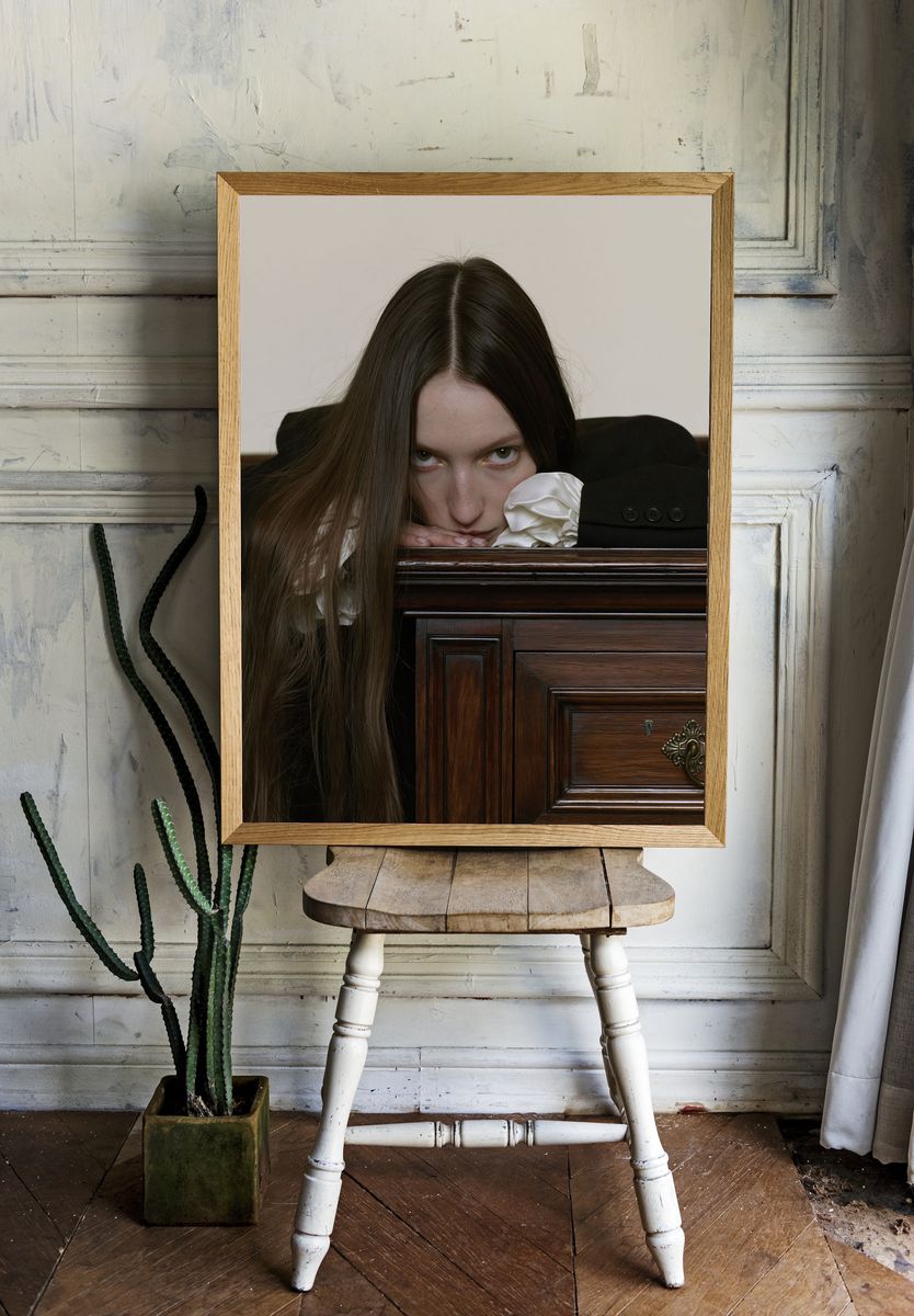 Moody Portrait Photography Poster. — room view 1