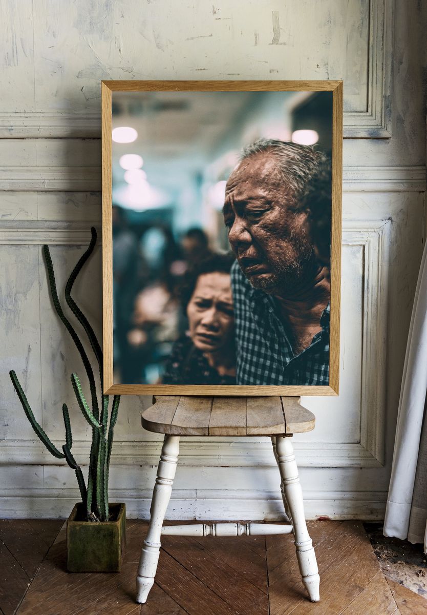 Emotional Street Portrait Poster. — room view 1