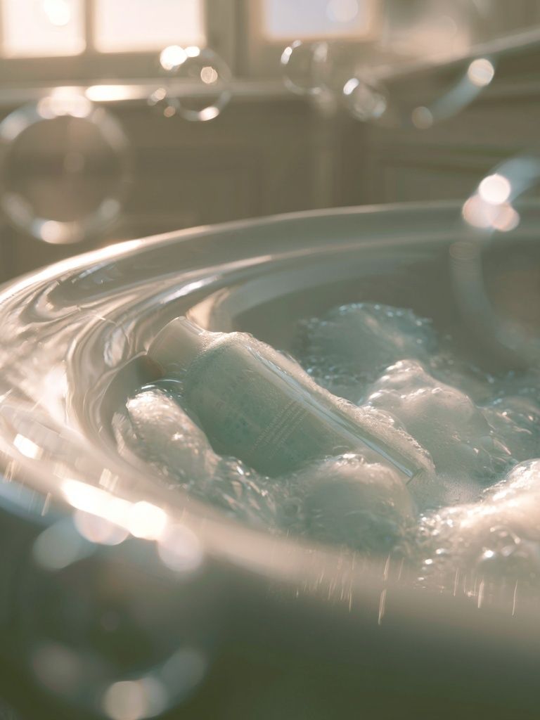 Soaking Bottle Still Life Poster. poster detail