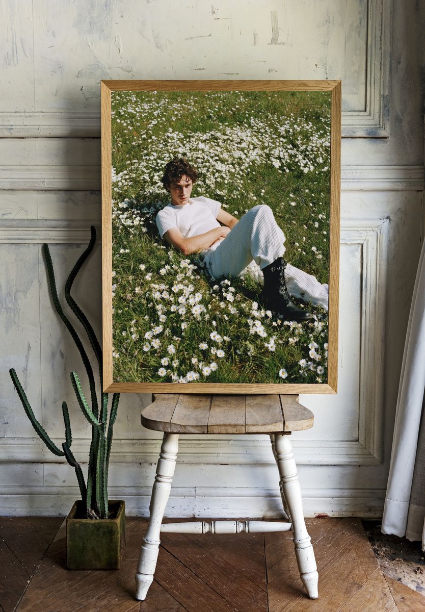 Meadow Portrait Photography Poster. — room view 1