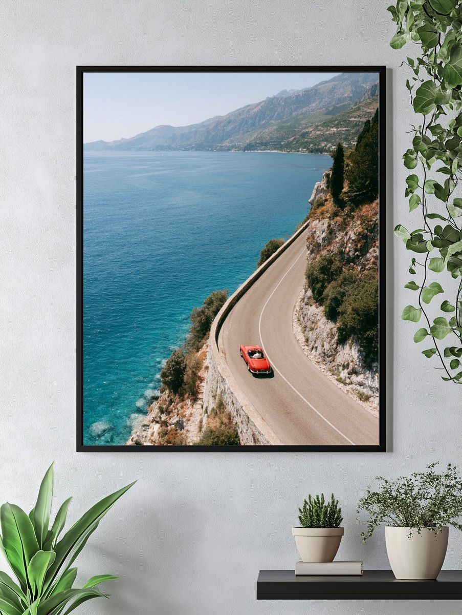 Coastal Road Trip Photography Poster. — room view 4
