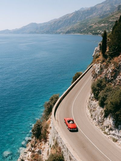 Coastal Road Trip Photography Poster. poster