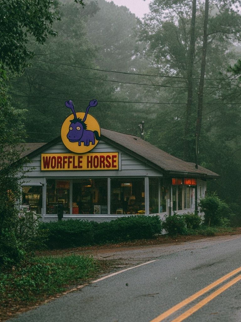Worffle Horse Roadside Diner Photography Poster. poster — photography art