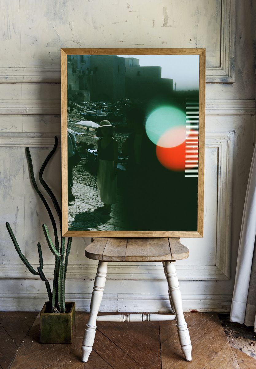 Coastal Silhouettes Photography Poster. — room view 1