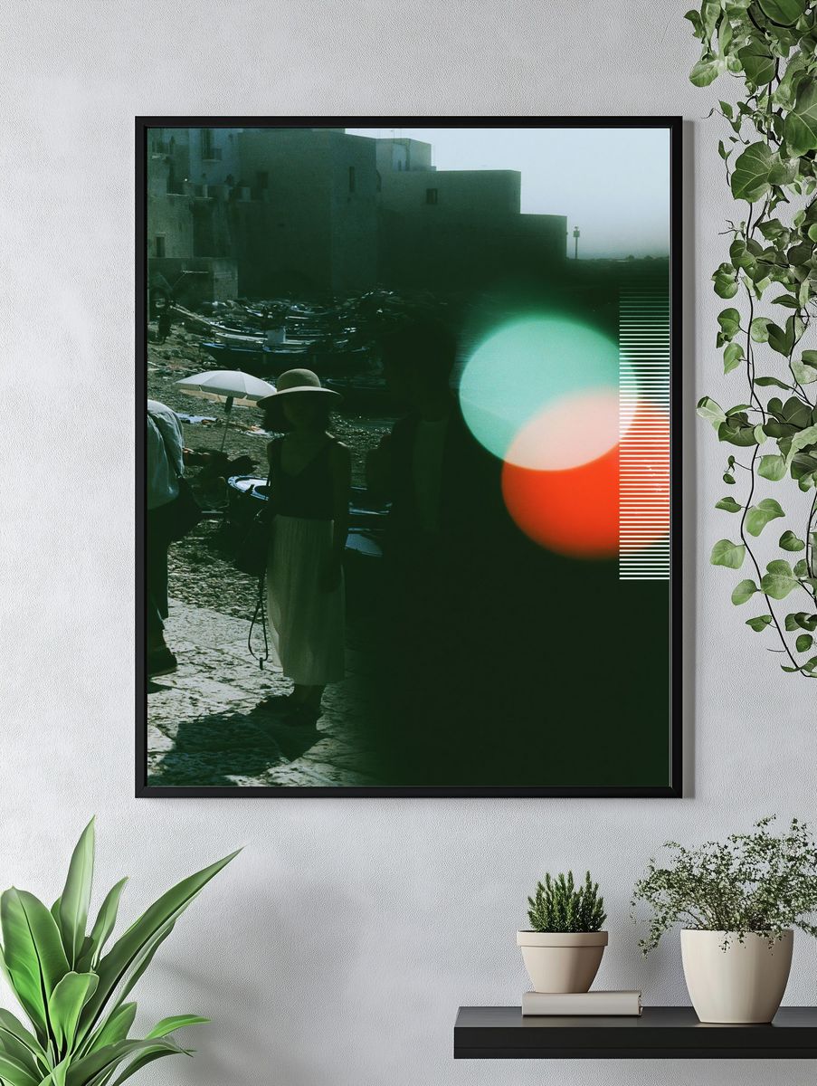Coastal Silhouettes Photography Poster. — room view 4