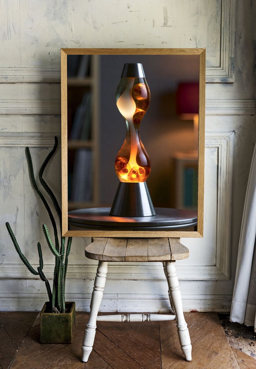 Lava Lamp Photography Poster. — room view 1