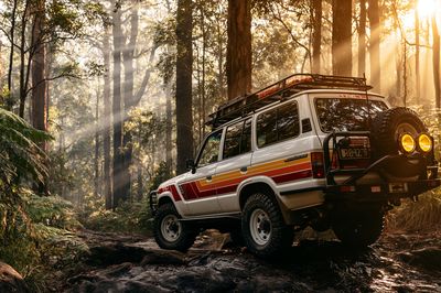 Off-Road 4x4 Forest Adventure Poster. poster