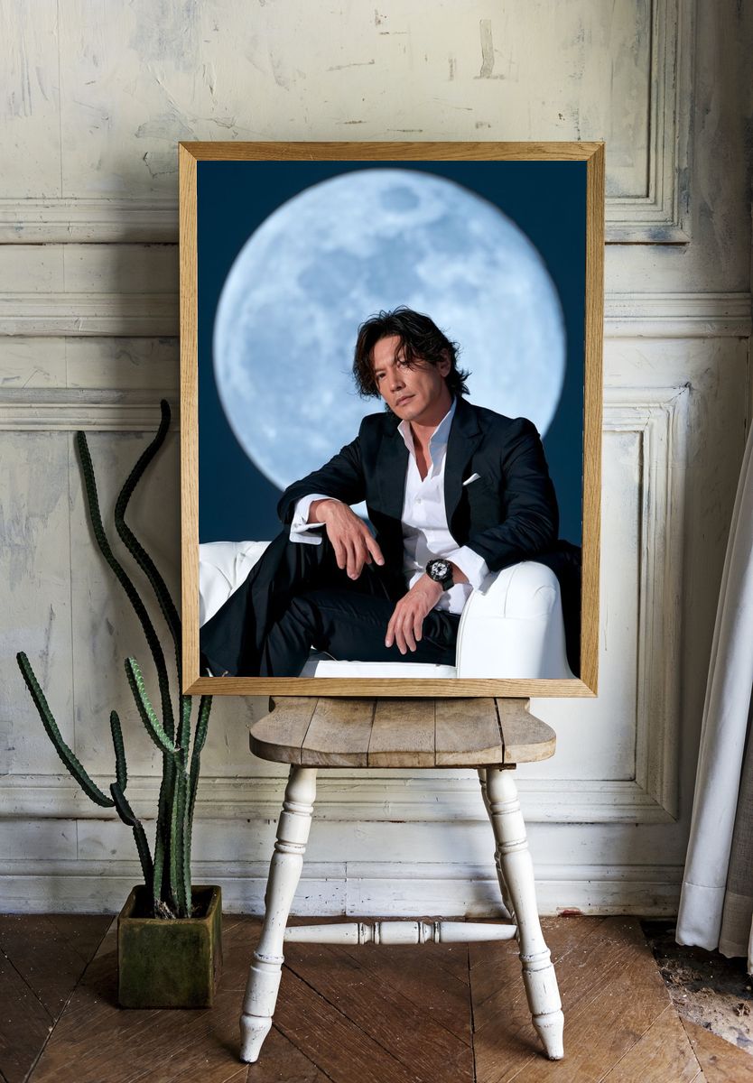 Moonlit Portrait Photography Poster. — room view 1