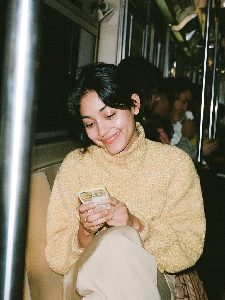 Subway Smile Photography Poster. poster — photography art