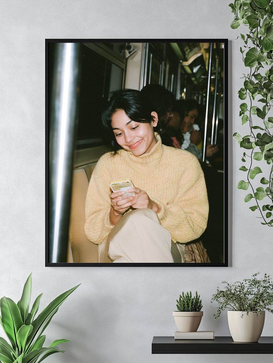 Subway Smile Photography Poster. — room view 4