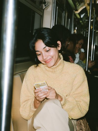Subway Smile Photography Poster. poster