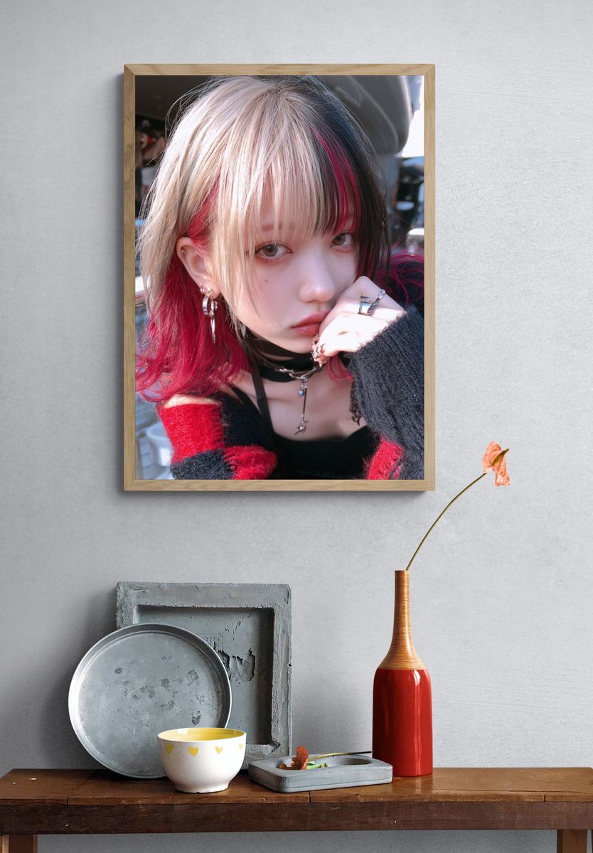 Gothic Street Portrait Print. — room view 3
