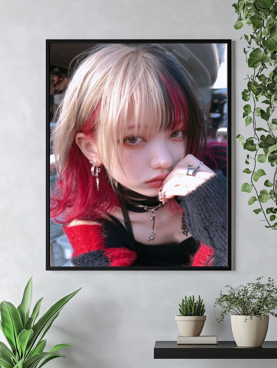 Gothic Street Portrait Print. — room view 4