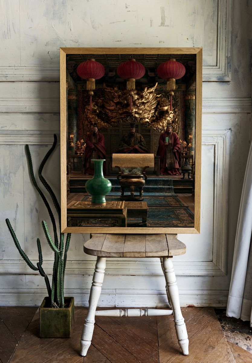 Imperial Throne Hall Photography Poster. — room view 1