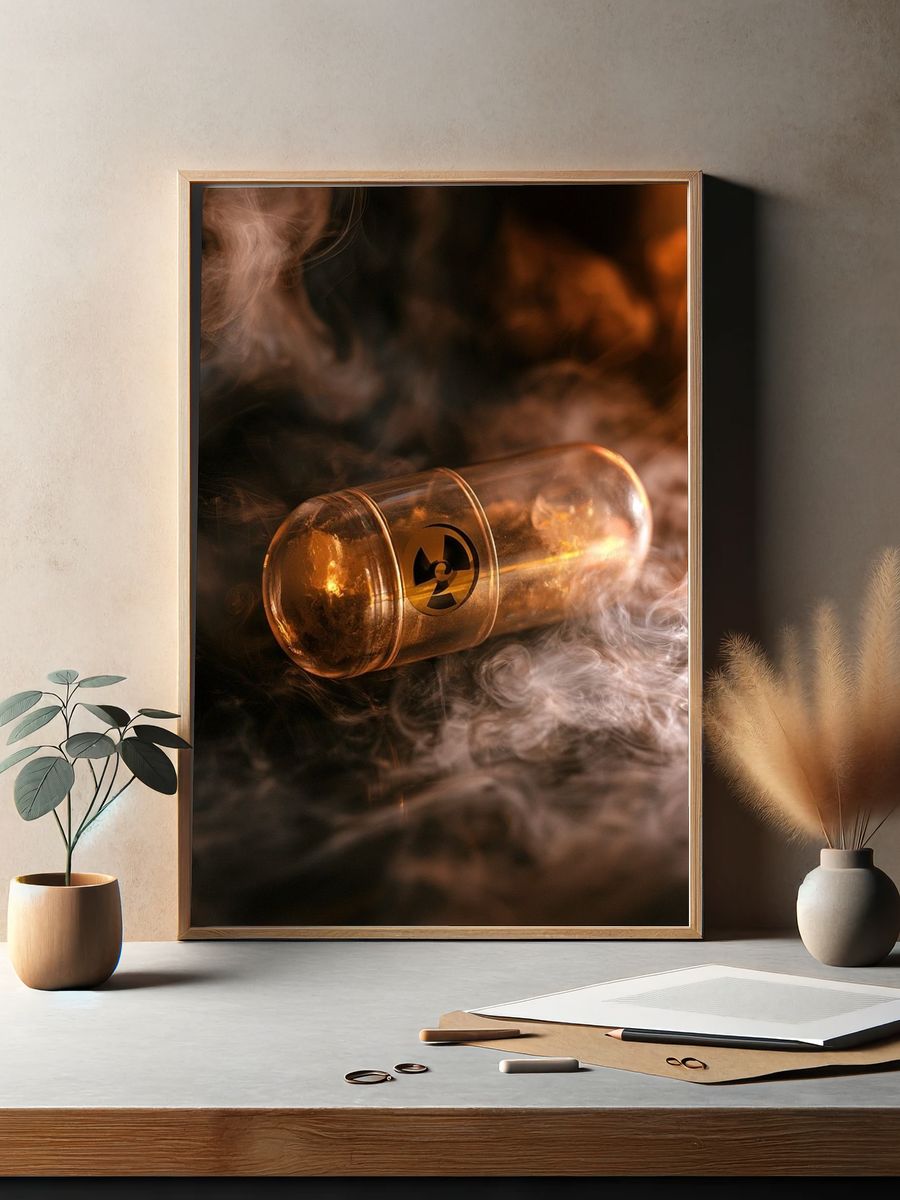 Radiant Capsule Photography Poster. — room view 2