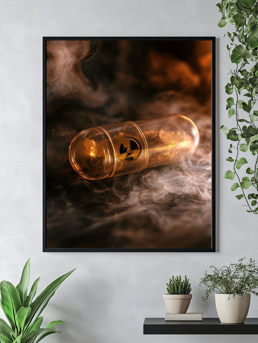 Radiant Capsule Photography Poster. — room view 4