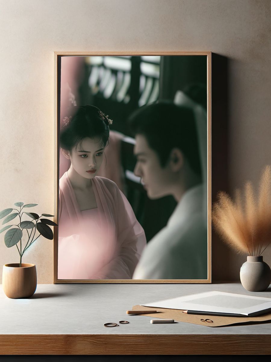 Romantic Period Portrait Photography Poster. — room view 2