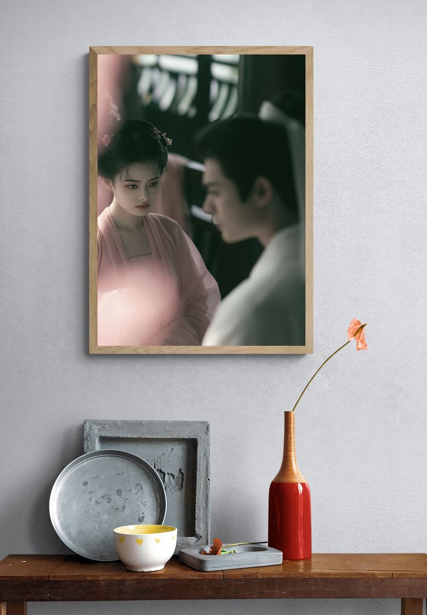 Romantic Period Portrait Photography Poster. — room view 3