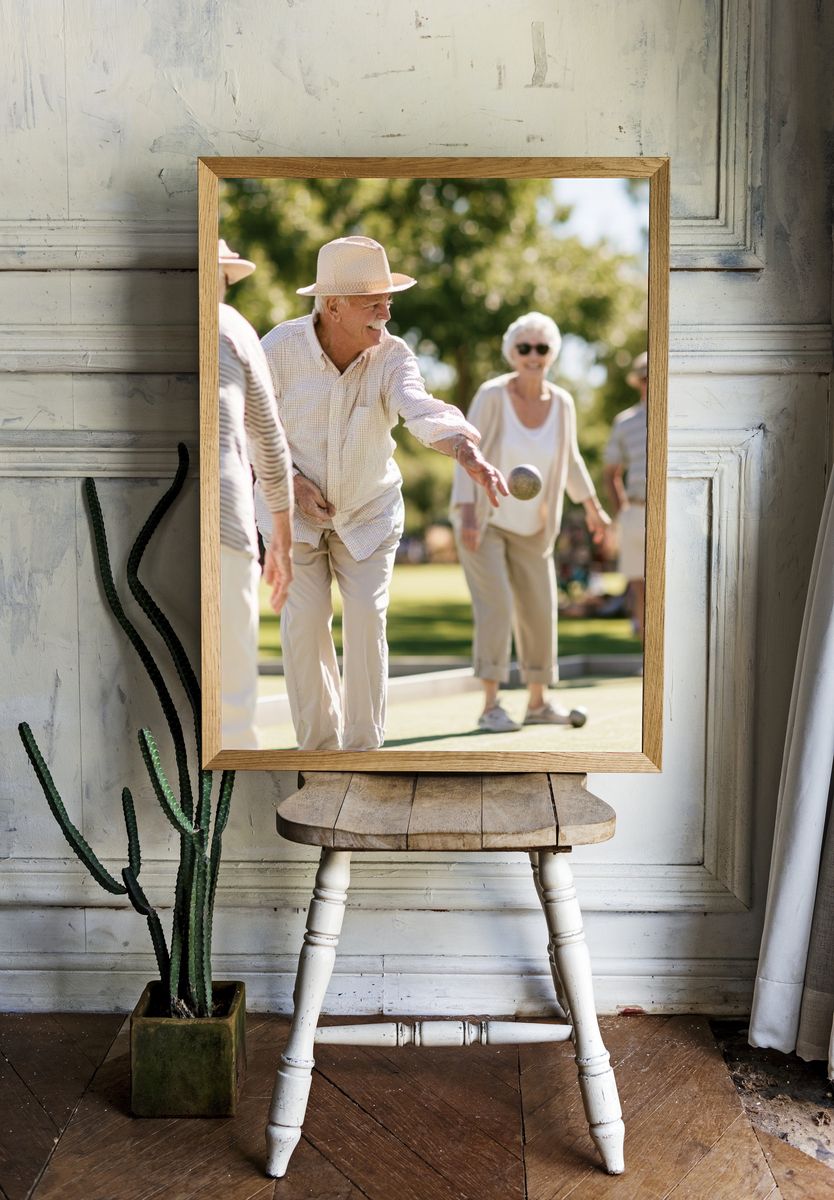 Lawn Bowling Friends Photography Poster. room preview