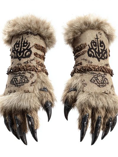 Ceremonial Beast Hands Photography Poster. poster print